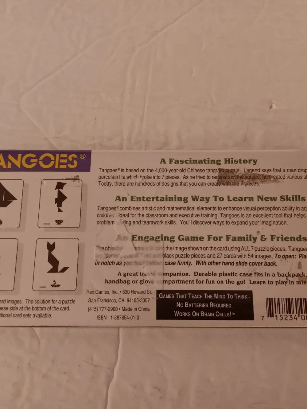 Tangoes The Ancient Chinese Puzzle Game That Keeps You Guessing NOS Old Style Pk